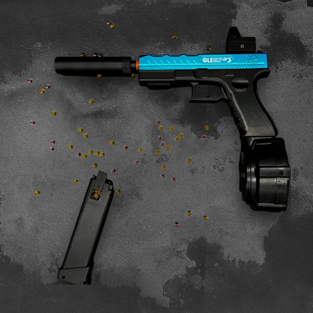 Glock 18 Blau Gel Blaster Orbeez