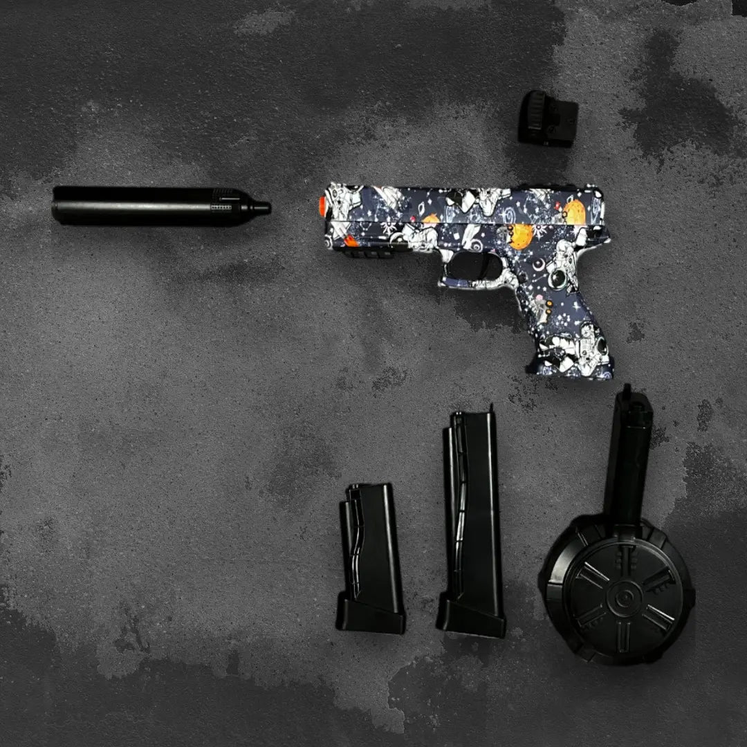 Glock 18 Midnight Gel Blaster Orbeez