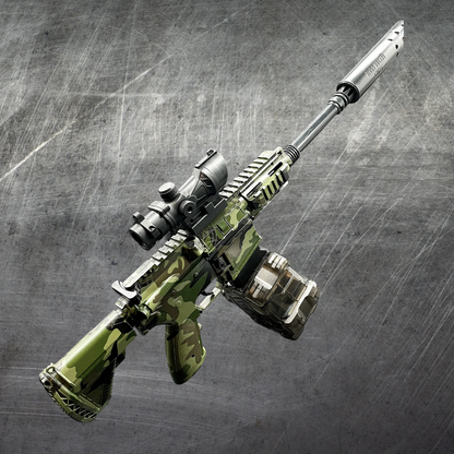 M4 Trommel Gel Blaster - Camo [+11.000 Orbeez]