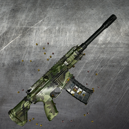 M4 Trommel Gel Blaster - Camo [+11.000 Orbeez]