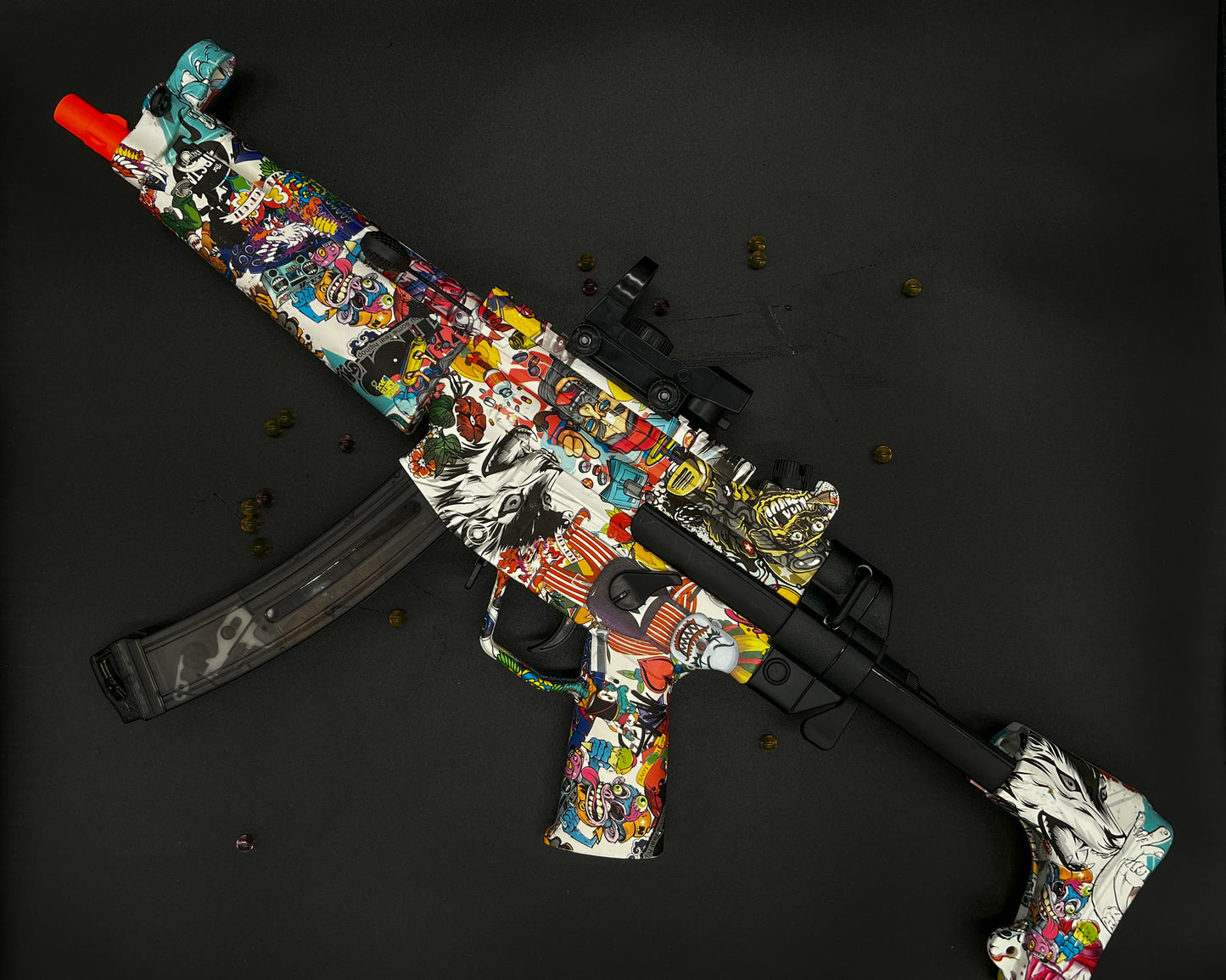 MP5KA Gel Blaster - Bunt [+11.000 Orbeez]