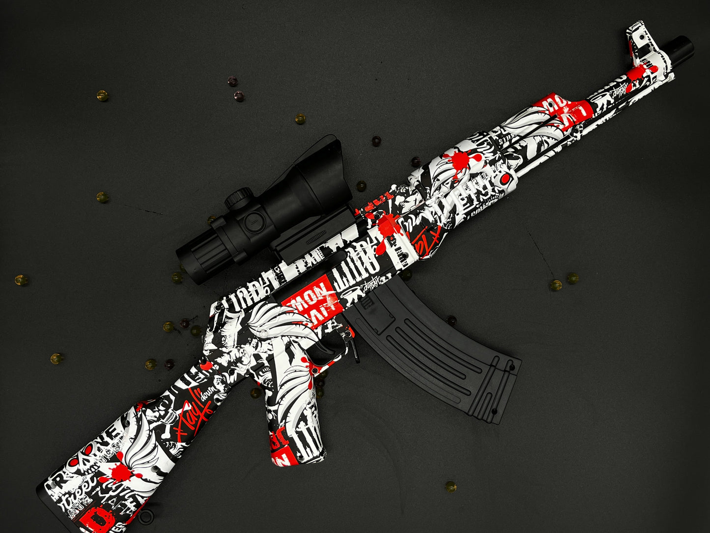 AK47 Gel Blaster - Red [+11.000 Orbeez]