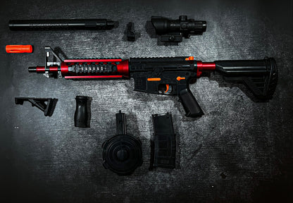 M4A1 Gel Blaster - Schwarz / Rot [+11.000 Orbeez]