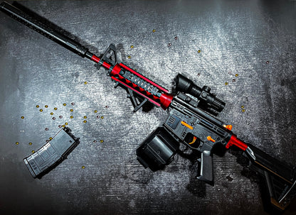 M4A1 Gel Blaster - Schwarz / Rot [+11.000 Orbeez]