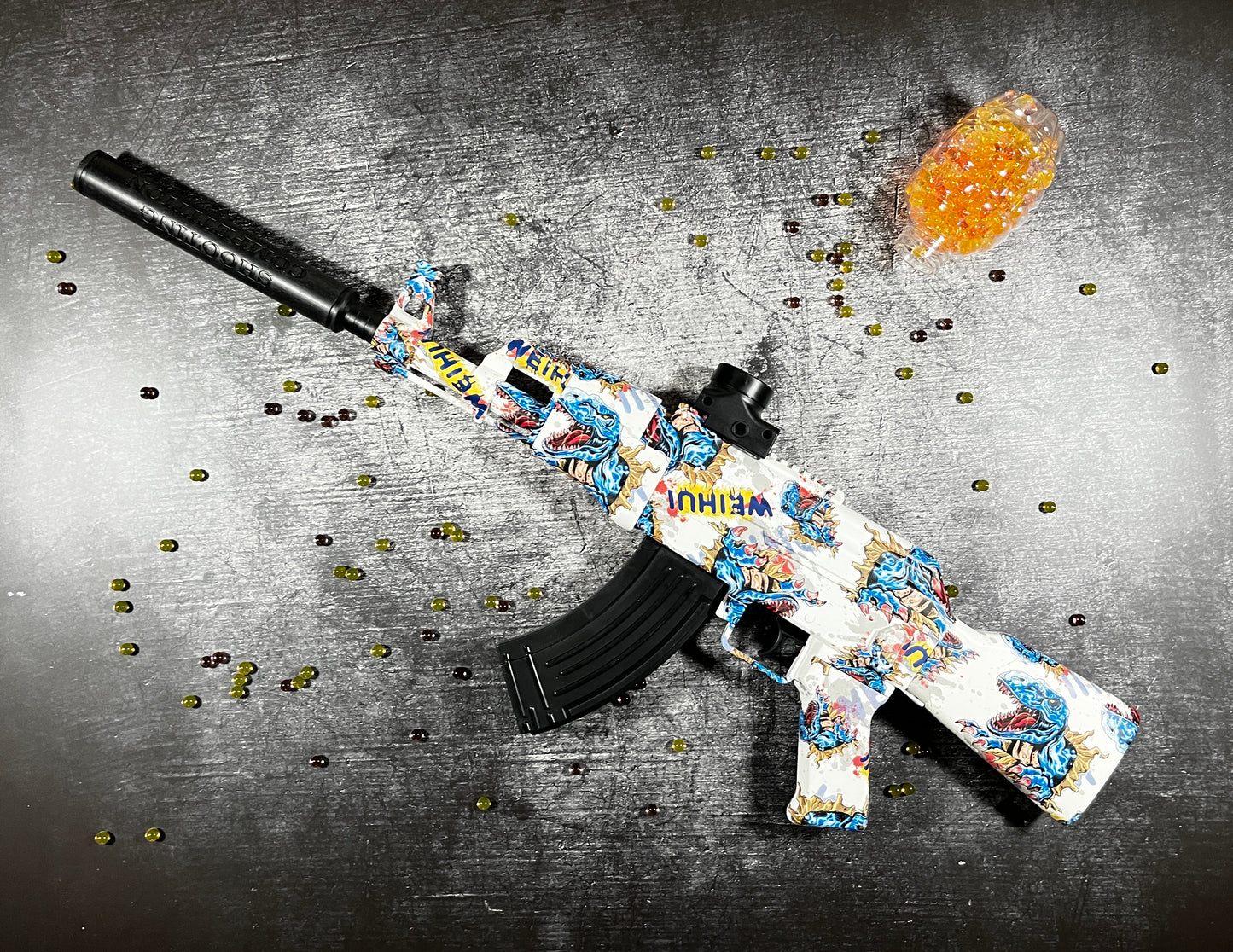 AKM47 Gel Blaster - Bunt [+11.000 Orbeez]